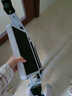 鸿志静选德国多功能置地梯子伸缩晾衣架双杠拉长晒被衣物移动人字梯两用梯 黑色平头双杠伸缩衣架四步梯 伸缩梯 实拍图