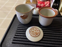 唐丰（TANGFENG）米黄汝窑旅行茶具一壶四杯户外便携包式单人随身快客杯泡茶装备 米黄如意快客杯 实拍图