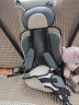 梨子儿童座椅0-4岁可坐可躺汽车用12岁简易便捷车载通用坐椅宝宝小孩 灰色 （大号) 晒单实拍图