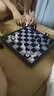 友邦（UB） 国际象棋黑白色磁性可折叠便携成人儿童学生培训教学用棋 3810B-C(黑白直角中号) 标配 实拍图