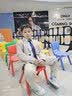 罗蒙男童英伦风礼服春秋款儿童休闲西装 米色 130 实拍图