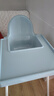 宜家（IKEA）ANTILOP安迪洛高脚椅宝宝餐椅婴儿餐椅儿童椅学坐椅多功能椅子 蓝灰色含托盘 实拍图