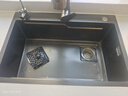 奈田（NTNO）水槽大单槽厨房洗菜盆一体盆304不锈钢手工压纹洗碗槽阶梯洗菜池 D套装-单槽+花瓶龙头+洗杯器净水 68*46cm 实拍图