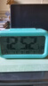 汉时（Hense）创意电子闹钟学生儿童高中生宿舍床头钟夜光闹表懒人聪明钟HA8019 绿色白灯 实拍图