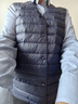 鸭鸭（YAYA）反季羽绒服男冬季轻薄羽绒背心内穿马夹男士保暖内胆薄款马甲KX 藏青色 XL /180 实拍图