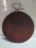 泰南老正宗红铁木砧板切菜板实木家用案板防霉面板占板粘板菜墩圆形刀板 红铁木铁皮钢圈款 36*4cm 实拍图