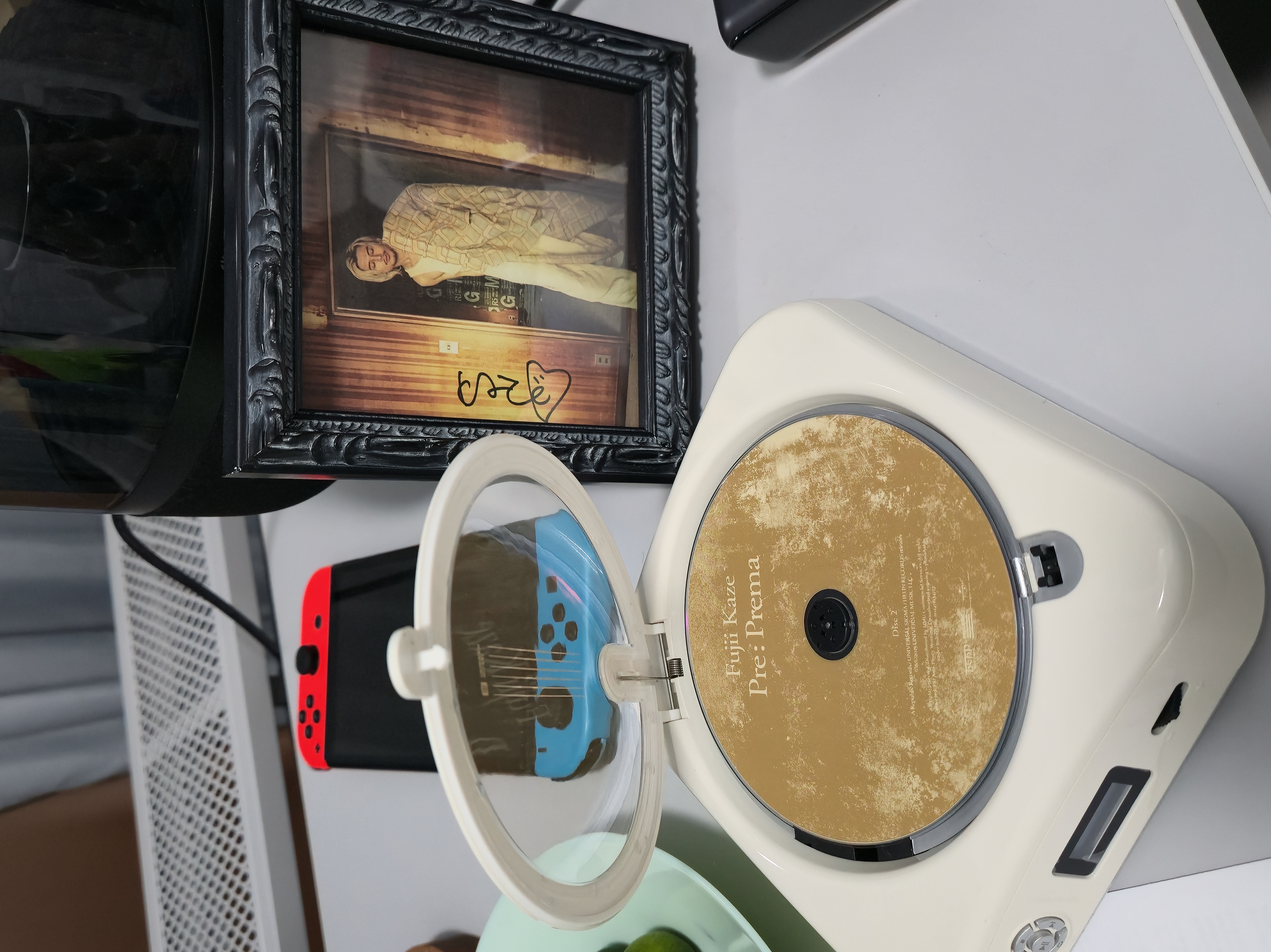 巫牌 单曲人生W CD机高保真大推力蓝牙复古专辑纯CD播放机礼物便携式 米银款 创意礼物 实拍图