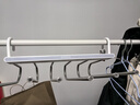 ecoco多功能裤架宿舍衣柜衣架收纳神器裤子架多层挂裤子专用衣架 北欧灰【可挂6件】1个 实拍图