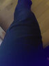 罗蒙（ROMON）休闲裤男商务潮流弹力修身裤免烫男士直筒长裤子男装01KHJH黑色38 实拍图