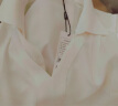 百图betu女装春季新款衬衫飘带设计感温柔雪纺长袖衬衫女2302T34 米白 M 晒单实拍图
