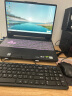 航世（BOW）HW156S-A键盘 有线键盘 办公键盘 超薄便携 96键 台式笔记本键盘  巧克力按键 黑色 实拍图