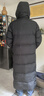 京东京造面包超长款羽绒服运动户外秋冬加厚保暖外套 黑色 3XL 实拍图
