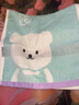 100%儿童纯棉毛巾宝宝专用卡通洗脸面巾可爱柔软吸水绣花高档小熊 25-50cm1条装随机发货 实拍图