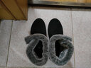 斯凯奇Skechers秋冬绒毛保暖加绒一脚蹬雪地短靴子女耐磨软底缓震鞋子 实拍图