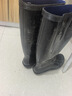回力雨鞋男士款时尚雨靴水鞋靴户外防水防滑耐磨HL838高筒黑色39码 实拍图