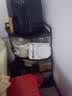 位美多层厨房置物架转角落地碳钢微波炉储物架子三角架锅具锅架收纳架 4层  高80 边长40 实拍图