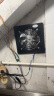 象马窗式排气扇厨房家用油烟排风扇卫生间浴室换气扇大功率工业 7寸开孔180MM-黑色 实拍图