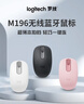 罗技（Logitech）M196 无线蓝牙鼠标 办公鼠标 笔记本商务办公家用 小巧便携 对称手型 石墨灰 实拍图