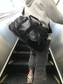 VITRUVIUS品牌男士旅行包手提包防水运动包圆筒训练健身包大容量行李单肩包 黑色小号 大包 晒单实拍图