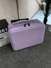 爱情海化妆包女便携旅行大容量带镜子洗漱包高颜值手提护肤品收纳箱旅游 【紫色】化妆师专用化妆箱出差 随身口红包防泼水出门化妆刷收纳 实拍图
