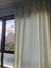 OCG幻影纱测量安装窗帘纱帘透光不透人客厅飘窗阳台白色窗纱 白色加厚版挂钩 定制1X2.7高可改短 米 实拍图