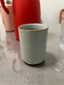 雅瓷汝窑茶杯办公会议杯陶瓷接待泡茶杯冰裂釉天青色静心手杯高端礼物 汝窑静心手杯 实拍图