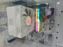 九州风神（DEEPCOOL）玄冰400数显版白色CPU风冷散热器（可视化温度感知/220W/避位塔体/PWM风扇） 晒单实拍图