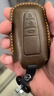 丰田钥匙套凯美瑞钥匙扣卡罗拉包雷凌壳威兰达荣放亚洲龙汉兰达 丰田智能【3键】棕色疯马皮 实拍图