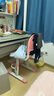 喵同学儿童学习椅子儿童座椅可升降调节中小学生专用写字椅追背椅靠背椅 自由升降+升级脚踏-标准款-粉 实拍图