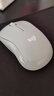 罗技（Logitech）M221 轻音鼠标 无线鼠标 办公鼠标 对称鼠标 带无线微型接收器 薄荷绿 实拍图