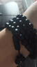 玄同 精品紫光檀黑檀108颗流行木质木珠佛珠手串男女款流行情侣 高升款 精品0.8cm*108颗 实拍图