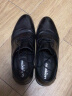 老人头（LAORENTOU）皮鞋男系带头层牛皮正装鞋男士休闲商务舒适圆头婚鞋 1717 黑 42 实拍图