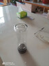 【⭐京东物流配送】高硼硅双层玻璃杯大容量泡茶杯水杯子茶水分离 【双层加厚】茶杯 350ml 1只 实拍图