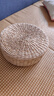 狄丽莫蒲团坐垫打坐垫地上懒人沙发榻榻米蒲团坐垫阳台飘窗藤编透气垫子 蒲草原色【高10cm】 直径30cm【儿童坐垫】 实拍图