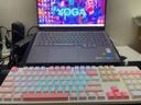 联想键盘 有线键盘鼠标耳机套装 薄膜机械键盘104键有线黑科技金属面板炫酷灯效26键无冲电竞游戏键盘 机械键盘粉色-茶轴【有线+全键热插拔】 104键/87键/98键 实拍图