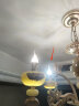 佛山照明 （FSL）尖泡led灯泡烛形尖泡水晶灯泡蜡烛泡吊灯灯泡小螺口E14金色拉尾泡6.5W白光（五个装） 晒单实拍图
