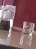 贝柚玻璃水杯家用INS风水杯加厚威士忌酒杯茶杯果汁牛奶杯 颜色随机 220ml 1只 实拍图