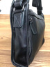 ANDSEEYOU品牌 真皮男包 潮流软皮单肩包 头层牛皮出行斜挎包休闲背包 商务横款大容量男士挎包 黑色 实拍图
