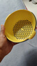 双层塑料洗菜盆沥水篮子厨房神器多功能客厅家用水果盘洗水果菜篮 青黄色 1个 实拍图