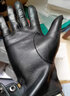 青禾润美触屏山羊真皮手套男士秋冬商务通勤驾驶骑行保暖加绒礼盒手套 黑色春秋薄款-礼盒装 L 实拍图