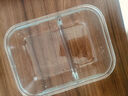小熊（Bear）高硼玻璃保鲜饭盒可微波炉加热专用餐盒格保鲜保温 CX-JC012-P03 实拍图
