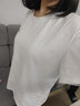 JEANSWEST LIFE真维斯白色t恤男士纯棉夏季宽松休闲短袖情侣潮牌男女款半袖体恤 实拍图