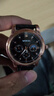 正品男士手表高档休闲石英表简约气质男表皮带高颜值罗马时尚腕表 黑色运动款 实拍图