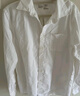 无印良品 MUJI 男式 棉水洗牛津 纽扣领 长袖衬衫 衬衣外套纯棉全棉 白色 M (170/92A) 实拍图