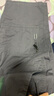 【纯棉耐穿】夏季男士七分裤爸爸短裤宽松休闲中裤薄大裤衩秋季 8817深灰色 XL [100斤-130斤] 实拍图