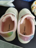 泰兰尼斯秋季学步鞋男宝宝鞋子女童婴儿鞋透气软底机能鞋白粉24码 实拍图