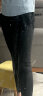 群莎 瑜伽服套装女健身服大码显瘦宽松舞蹈跑步运动套装透气速干衣 蓝短袖+黑假两件长裤 M码 推荐99-110斤 实拍图