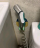 九牧（JOMOO） 增压马桶喷枪套装一进二出角阀水龙头高压冲洗妇洗器加压喷头 手持喷枪+1.5米软管+墙座 实拍图