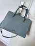 丹希路（danxilu）真皮女士包包2025新款女包大容量斜挎手提包生日礼物送妈妈 【礼盒包装】清新蓝9628 实拍图