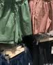 MUJI女式 水洗 平纹 短裤 休闲 裤子女款夏季款女装中裤 外穿 卡其色4S XL (165/74A) 实拍图